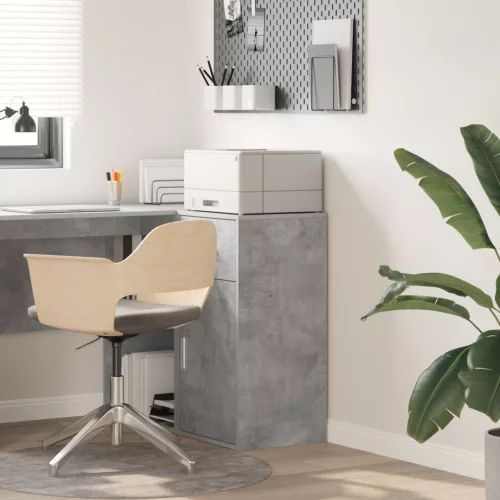  Szürke tárolószekrény Beton szürke Összeszerelt fa, Beton felület