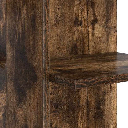  Sarokíróasztal Füstölt tölgy 140 x 113,5 x 75 cm Faanyag