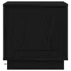  Éjjeli asztal LED világítással Fekete tölgy 44x34,5x45 cm