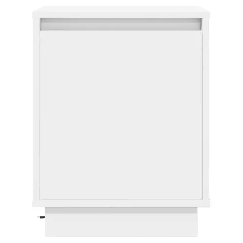  LED világítással ellátott éjjeli szekrények 2 db Fehér 39x34,5x50 cm