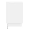  LED világítással ellátott éjjeli szekrények 2 db Fehér 39x34,5x50 cm