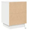  LED világítással ellátott éjjeli szekrények 2 db Fehér 39x34,5x50 cm