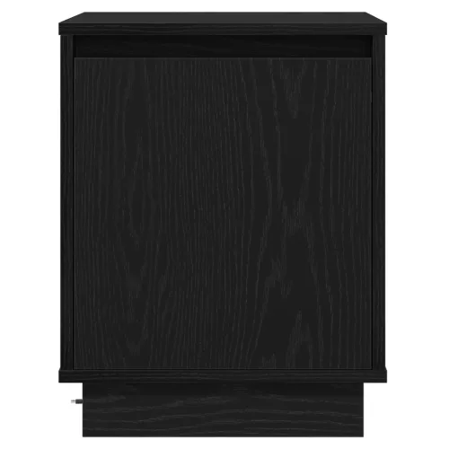  Éjjeli asztal LED világítással Fekete 39x34,5x50 cm