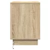  Éjjeli Szekrény LED Fényekkel Sonoma Tölgy 39x34.5x50 cm