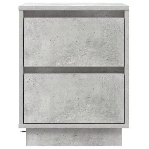  éjjeli szekrény LED világítással szürke beton 39x34,5x50 cm