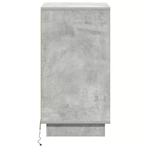  Éjjeliszekrény fiókkal Beton Szürke 39 x 34,5 x 65 cm Faanyag