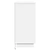  LED-es oldalszekrény Fehér 71x34,5x75 cm Mérnöki Fa