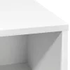  LED-es oldalszekrény Fehér 71x34,5x75 cm Mérnöki Fa