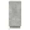  Led világítással ellátott oldalszekrény Beton Szürke 71x34,5x75 cm Műanyag
