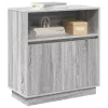  LED-es szekrény Szürke Sonoma 71x34,5x75 cm Mérnöki fa
