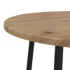  Kisasztal készlet polcokkal 2 pcs Artisan tölgy és fekete