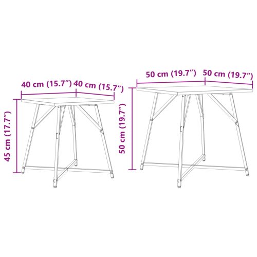  Oldaltábla 2-db Kézműves tölgyből készült műgyanta és fémből