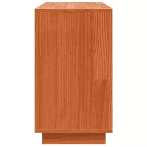  Széf tárolóval ajtóval Barna 111 x 34 x 60 cm Tömör fenyőfa