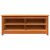  Cipőpad polcokkal tárolóval Viaszbarna 110 x 38 x 45.5 cm Tömör fenyőfa