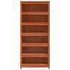  Könyvespolc Faggyú barna 80 x 35 x 183 cm Tömör fenyőfa