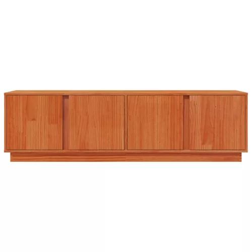  TV szekrény Viaszbarna 140 x 40 x 40 cm Tömör fenyő