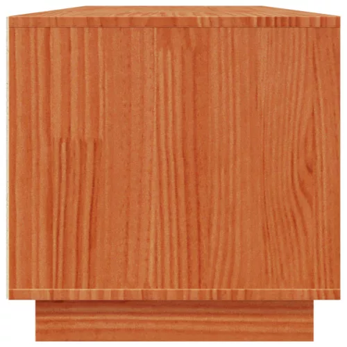  TV szekrény Viaszbarna 140 x 40 x 40 cm Tömör fenyő