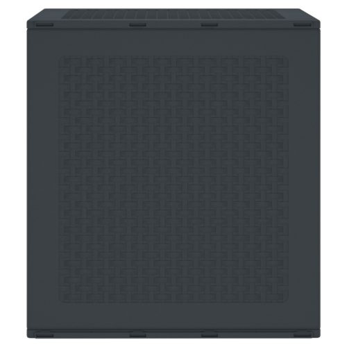  Kerti Tárolódoboz Antracit 55x53x57 cm PP