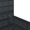  Kerti Tárolódoboz Antracit 55x53x57 cm PP