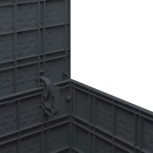  Kerti Tárolódoboz Antracit 55x53x57 cm PP