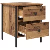  Éjjeli szekrény Régi fa 40x42x50 cm Fából készült