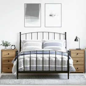  Éjjeliszekrény fiókkal 2 pcs Barna 40 x 36 x 60 cm