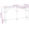  Konzol Asztal Régi Fa 140x23x75 cm Műanyag Fa