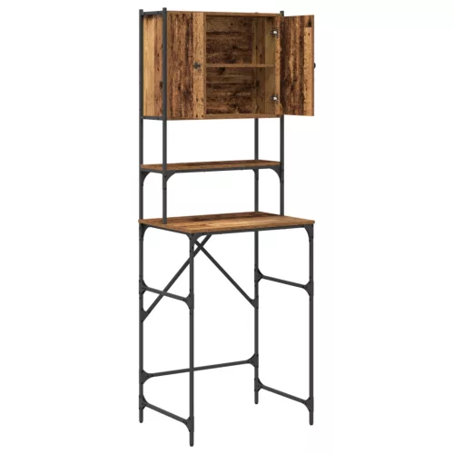  Mosógép Szekrény Régi Fa 68x48.5x194 cm