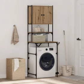  Mosógép szekrény Kézműves tölgy 68x48,5x194 cm