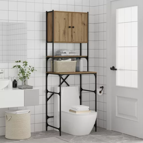  Mosógép szekrény Kézműves tölgy 68x48,5x194 cm