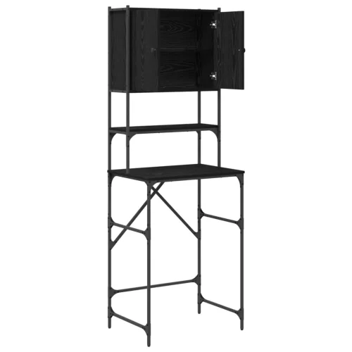  Mosógép Szekrény Fekete Tölgy 68x48.5x194 cm