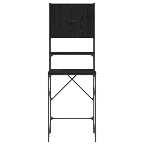  Mosógép Szekrény Fekete Tölgy 68x48.5x194 cm