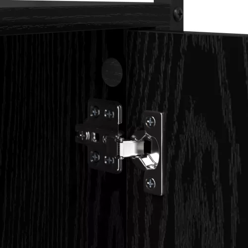  Mosógép Szekrény Fekete Tölgy 68x48.5x194 cm