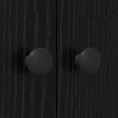  Mosógép Szekrény Fekete Tölgy 68x48.5x194 cm