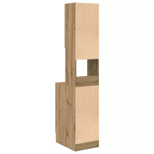  Konyhaszekrény fiókkal polcokkal tárolóval ajtóval kézműves tölgy Faanyag