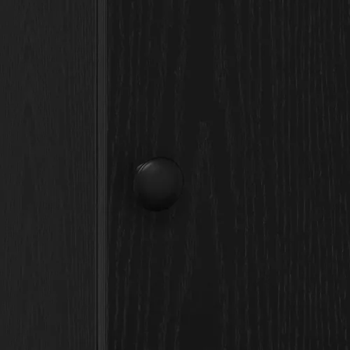  Konyhaszekrény fiókkal polcokkal tárolóval ajtóval Musta tammi Faanyag