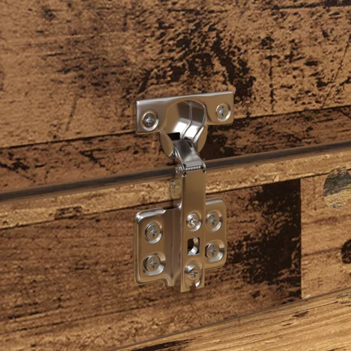  Cipőszekrény Régi Fa 100.5x28x100 cm Műszaki Fa