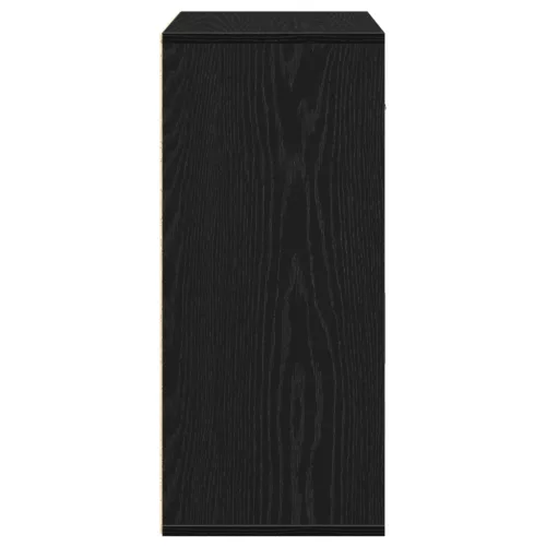  Széf fiókkal polcokkal tárolóval ajtóval Musta tammi 60 x 31 x 70 cm Faanyag