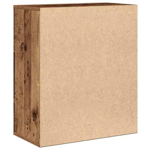  Széf fiókkal polcokkal tárolóval ajtóval Öreg fa 60 x 31 x 70 cm Faanyag