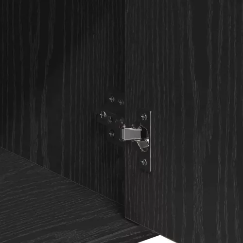  Széf fiókkal Fekete tölgy 60 x 31 x 70 cm Faanyag