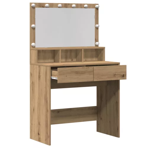  Öltözködőasztal kézműves tölgy Forgácslemez