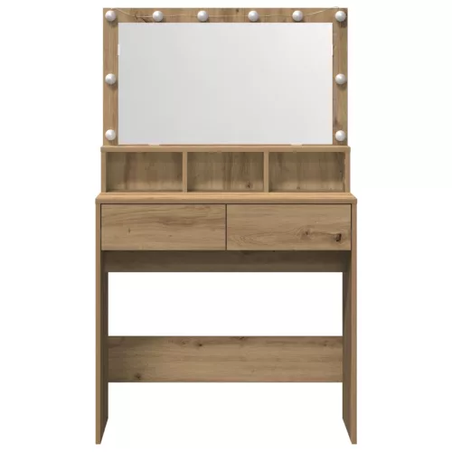  Öltözködőasztal kézműves tölgy Forgácslemez