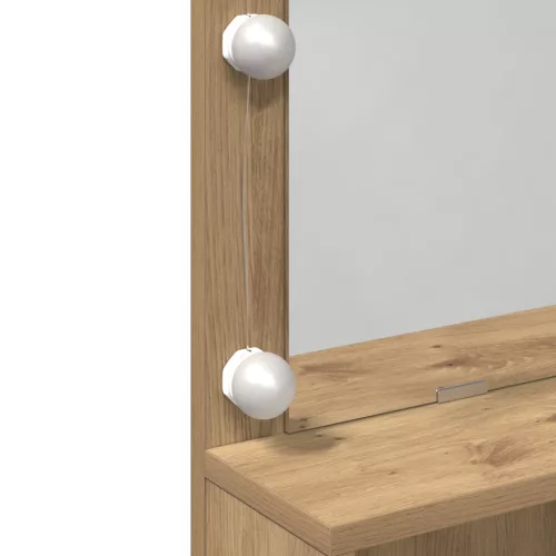  Öltözködőasztal kézműves tölgy Forgácslemez