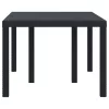  Kerti Asztal Antracit 150x100x73 cm Polyrattan