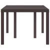  Kerti Asztal Barna 150x100x73 cm Poli Rattan