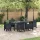  Kerti Asztal Antracit 200x100x73 cm Poli Rattan