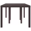  Kerti Asztal Barna 200x100x73 cm Polirattan