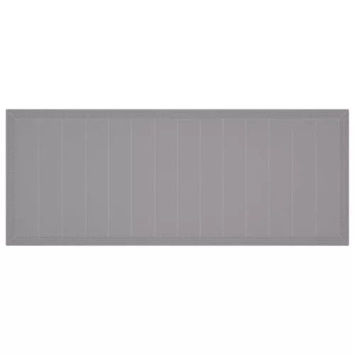  Kerti Asztal Világosszürke 250 x 100 x 73 cm Poly Rattan