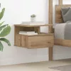  Lebegő éjjeliszekrény 2 pcs Artisan tölgy 40 x 31 x 28 cm