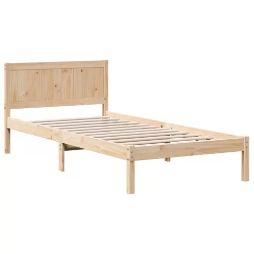  Tömör Fenyő Ágykeret Természetes Tömör Fa 80 x 200 cm Tartós